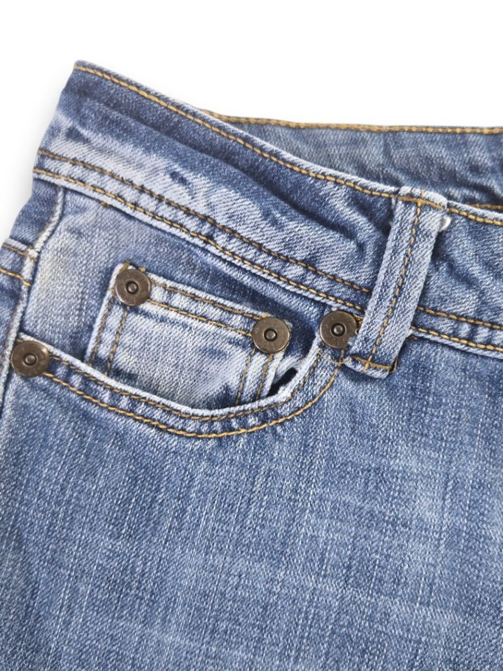 Chip & Pepper Jeans SIZE 5 Women-Junior Low Rise Flare  W28 L31 Y2K Medium Wash - Picture 8 of 16